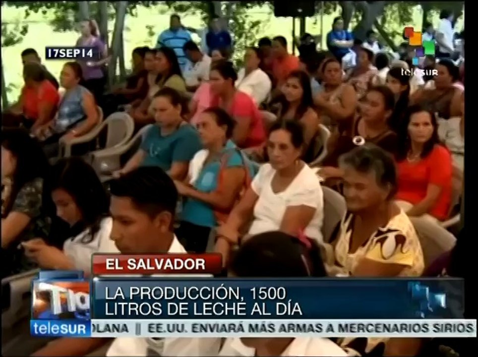 Sánchez Cerán inaugura planta de lácteos administrada por mujeres