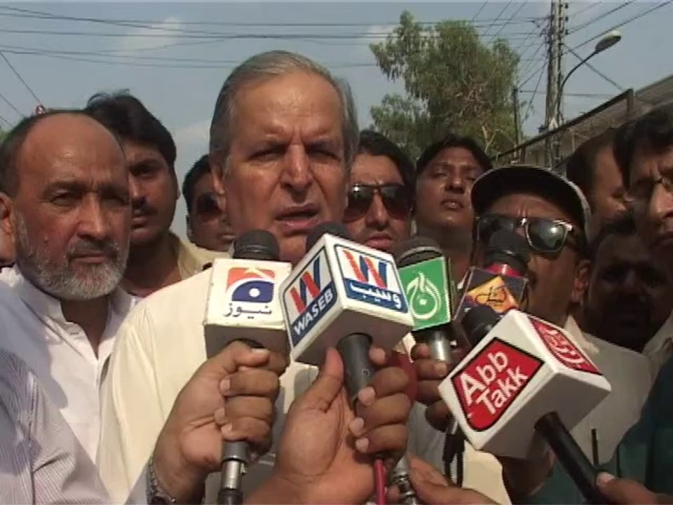 Journalist Protest And Javed Hashmi Media Talk