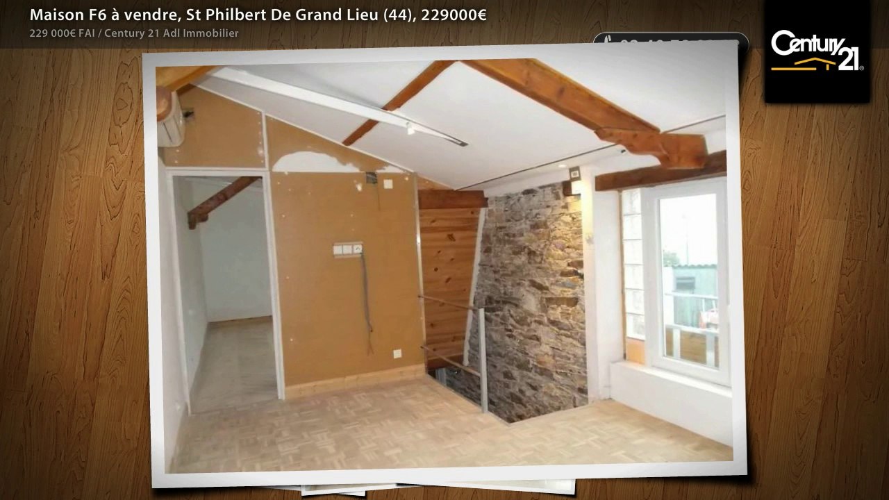 Maison F6 à vendre, St Philbert De Grand Lieu (44), 229000€
