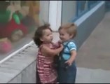 Cute Kids kissing & Cute kids Flirting Funny Video kids hugging