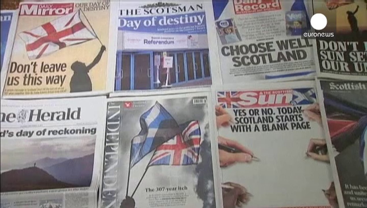 Référendum sur l'indépendance : plus de quatre millions d'électeurs écossais appelés aux urnes