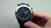 Breitling Super Avenger Blue Chronograph Men's Watch  Model: A1337011-C757BLLD