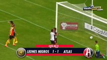 Los goles del: Leones Negros vs Atlas (1 - 2)