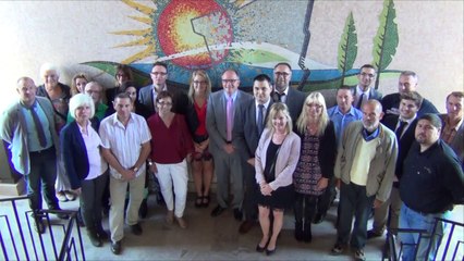 Visite du Sous-Préfet - Franck-Olivier Lachaud à Quiévrechain