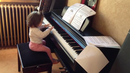 ma fille Julia future virtuose (lol)