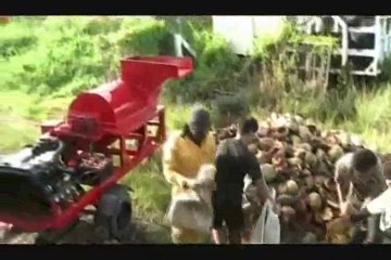 máy nghiền vỏ dừa công suất lớn