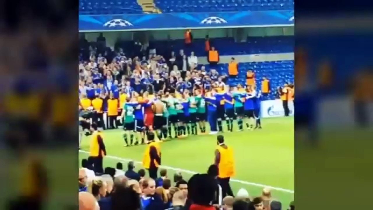 Ambiance Chelsea - Schalke 04, Ligue des Champions