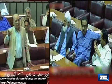 Dunya News - Mushahidullah forgets flood victims, declares Geo national issue