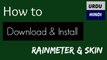 How to download and Install rainmeter skin - [urdu-hindi]