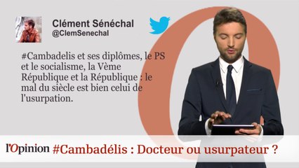 Download Video: #tweetclash : #Cambadélis : Docteur ou usurpateur ?