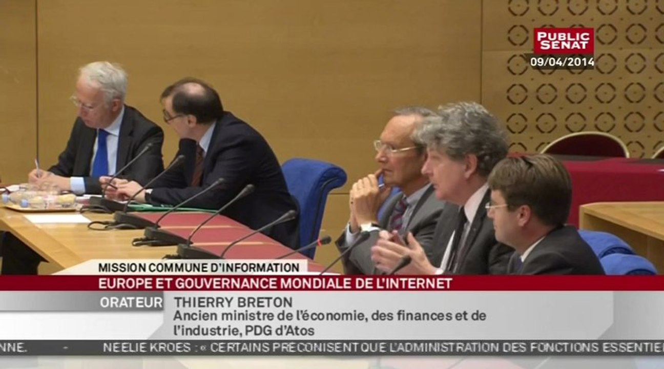 Auditions de Thierry Breton et Olivier Iteanu - Audition