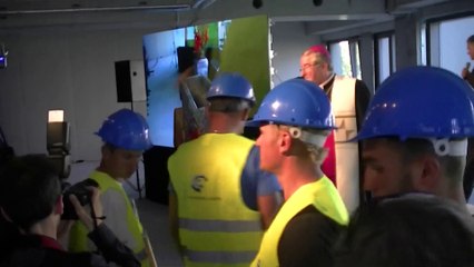 Poświęcenie i wmurowanie kamienia węgielnego pod Olivia SIX / StaraOliwa.pl