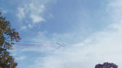 Entrainement de la patrouille aérienne de France à Francazal