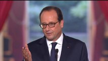 Hollande ironise: 