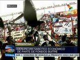 Dice Kicillof que Fondos buitre quieren sabotear economía de Argentina