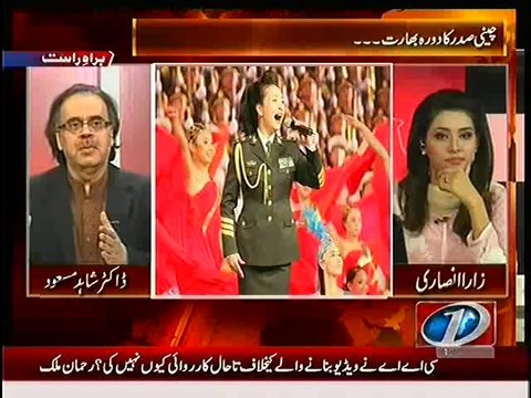 How Warmly Indians Welcomed Chinese President and His Wife, Dr. Shahid Masood Telling