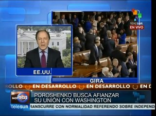 Ucrania: Poroshenko se acerca a EE.UU. para afianzarse como presidente