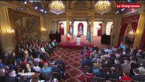 Palais de l'Elysée. 4e conférence de presse de François Hollande