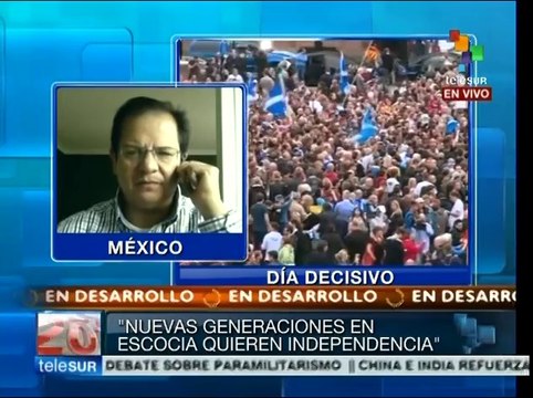 Si ganan soberanistas escoceses Londres estará en aprietos: experto