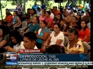 President Sanchez inaugurates milk pasteurizing plant managed by women