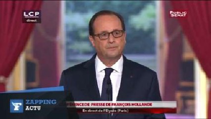 Les déclarations à retenir de la conférence de presse de François Hollande