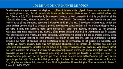 9. O sută douăzeci de ani de har înainte de Potop