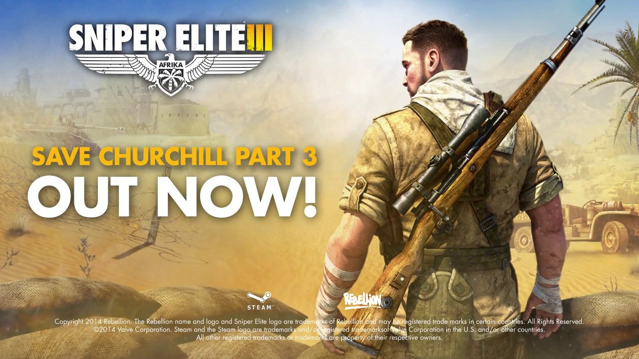 Sniper Elite 3 - Save Churchill Part 3: Confrontation DLC Launch Trailer (EN) [HD+]