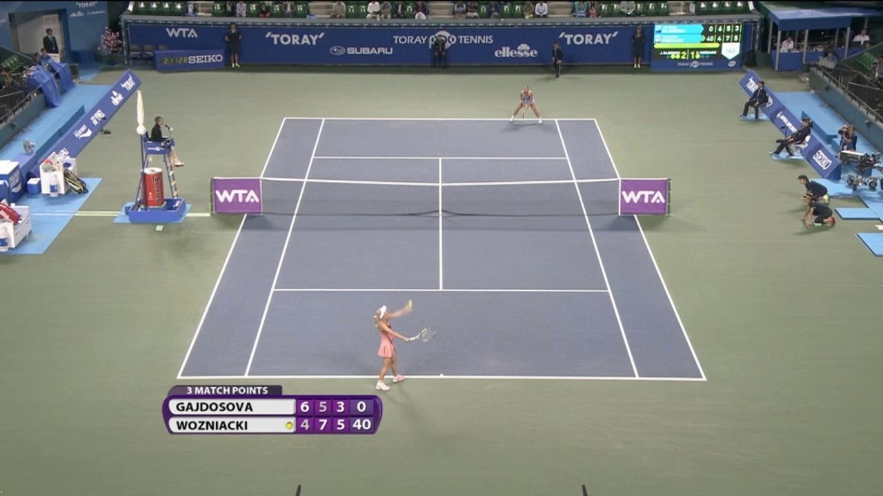 Tokio: Wozniacki trotz Problemen im Viertelfinale