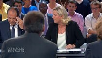 Marine Le Pen tacle Jean-Christophe Cambadélis sur ses diplômes