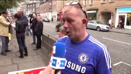 Los sondeos auguran la victoria del "no" en el reñido referéndum escocés