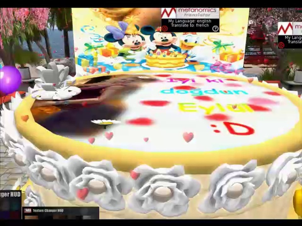 Eylül  Dogum Günü Second Life 18.09.2014