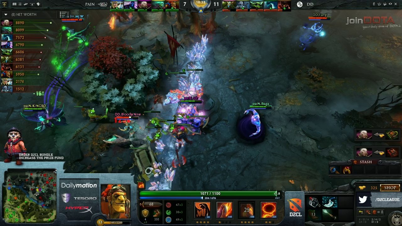 Pain Gaming vs Dream Destroyers Game 1 - Dota 2 Champions League @DotaCapitalist