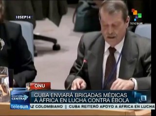 Cuba ratificó ante la ONU apoyo a África contra el ébola