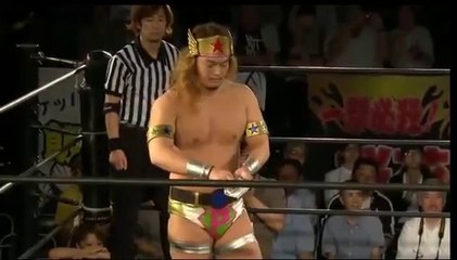 Hamuko Hoshi & Hiroshi Fukuda vs Yumi Oka & Mitomi Masayuki