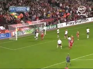 ملخص ليفربول VS أرسنال ( 4 - 2 ) الشوط الأول 2008-2007 بتعليق عصام الشوالي