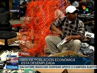 Perú: desempleo en Lima aumentó 7.2% respecto al año anterior