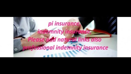 Professional Indemnity Insurance