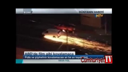 ABD'de film gibi kovalamaca