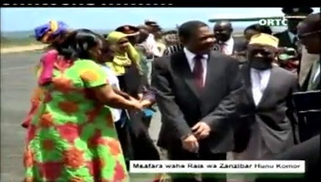 ORTC - Le président de Zanzibar en visite aux Comores