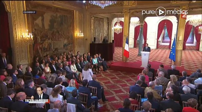 La question d'une journaliste d'i-Télé sur la météo à François Hollande