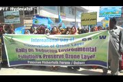 Pakistan fisher folk foruam Rally on reducing Environmental pollution