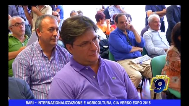 BARI | Internazinalizzazione e agricoltura, Cia verso Expo 2015
