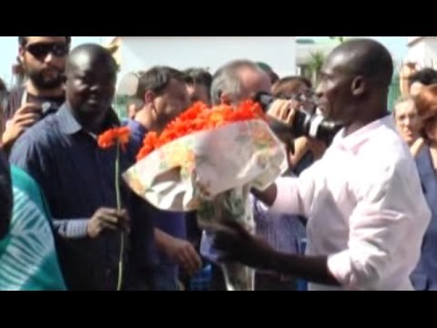 Castel Volturno (CE) - Sesto anniversario della strage degli immigrati -1- (18.09.14)