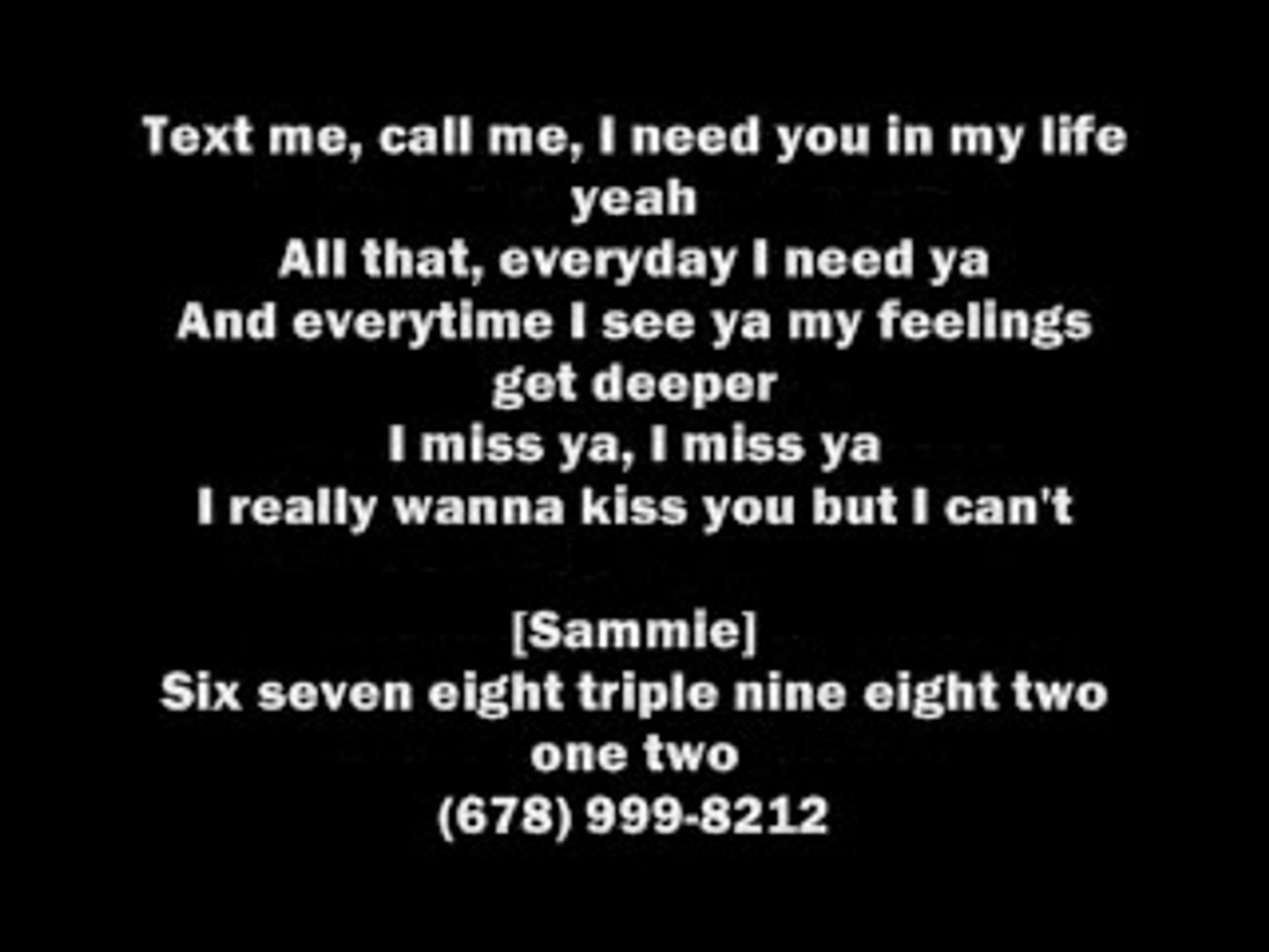 Kiss Me Thru The Phone Lyrics Soulja Boy Video Dailymotion