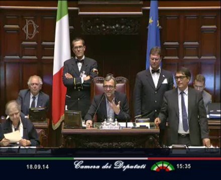 Roma - Camera - 17° Legislatura - 293° seduta (18.09.14)