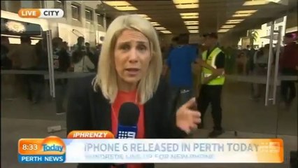 FAIL : Le premier acheteur de l'iPhone 6 fait tomber son portable...