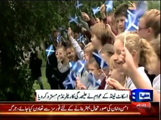 Dunya News-Scottish voters reject independence from UK