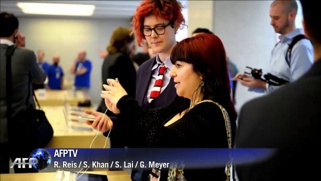 Apple-Fans feiern Verkaufsstart des iPhone 6