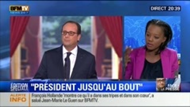 Conférence de Presse de François Hollande: Les décryptages de Thierry Arnaud, Ruth Elkrief, Laurent Neumann, Rama Yade et Yves-Marie Cann - 18/09 4/6