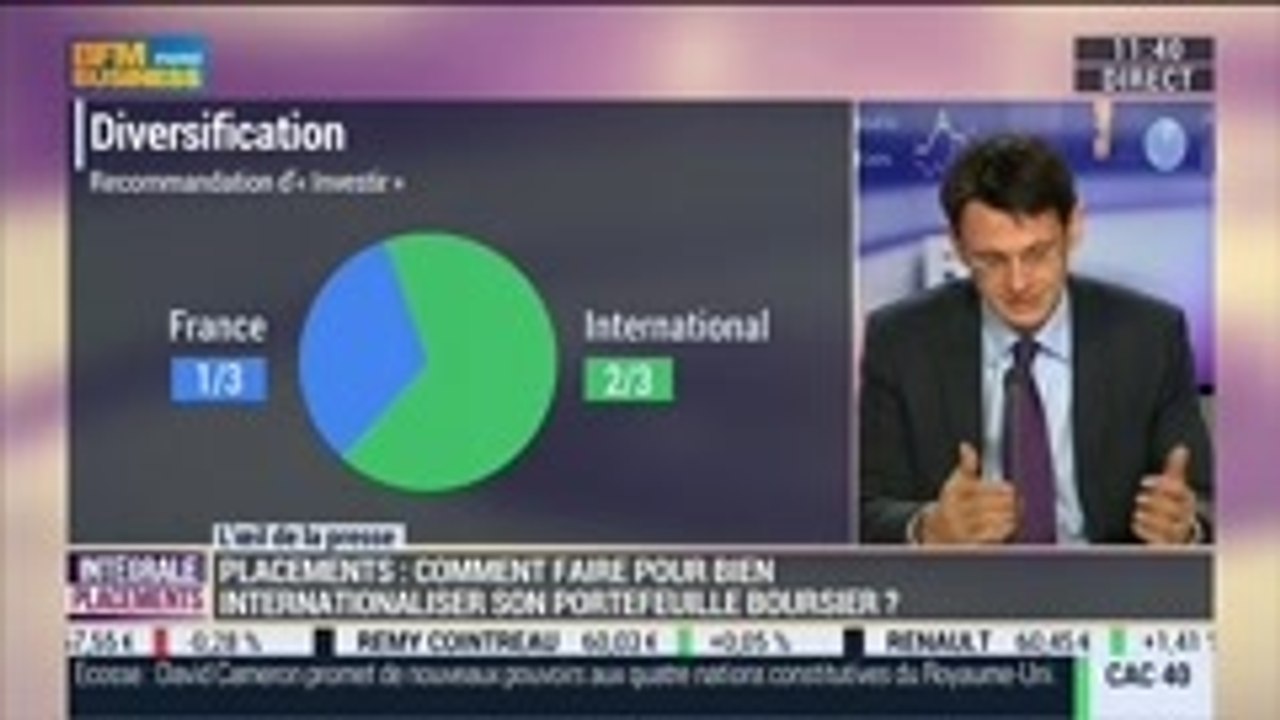Comment faire pour bien internationaliser son portefeuille boursier ?: François Monnier, dans Intégrale Placements – 19/09